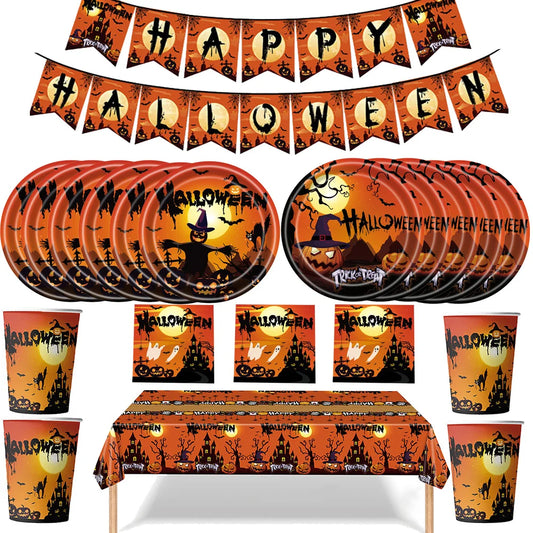 Kit Vaisselle & Décoration Halloween