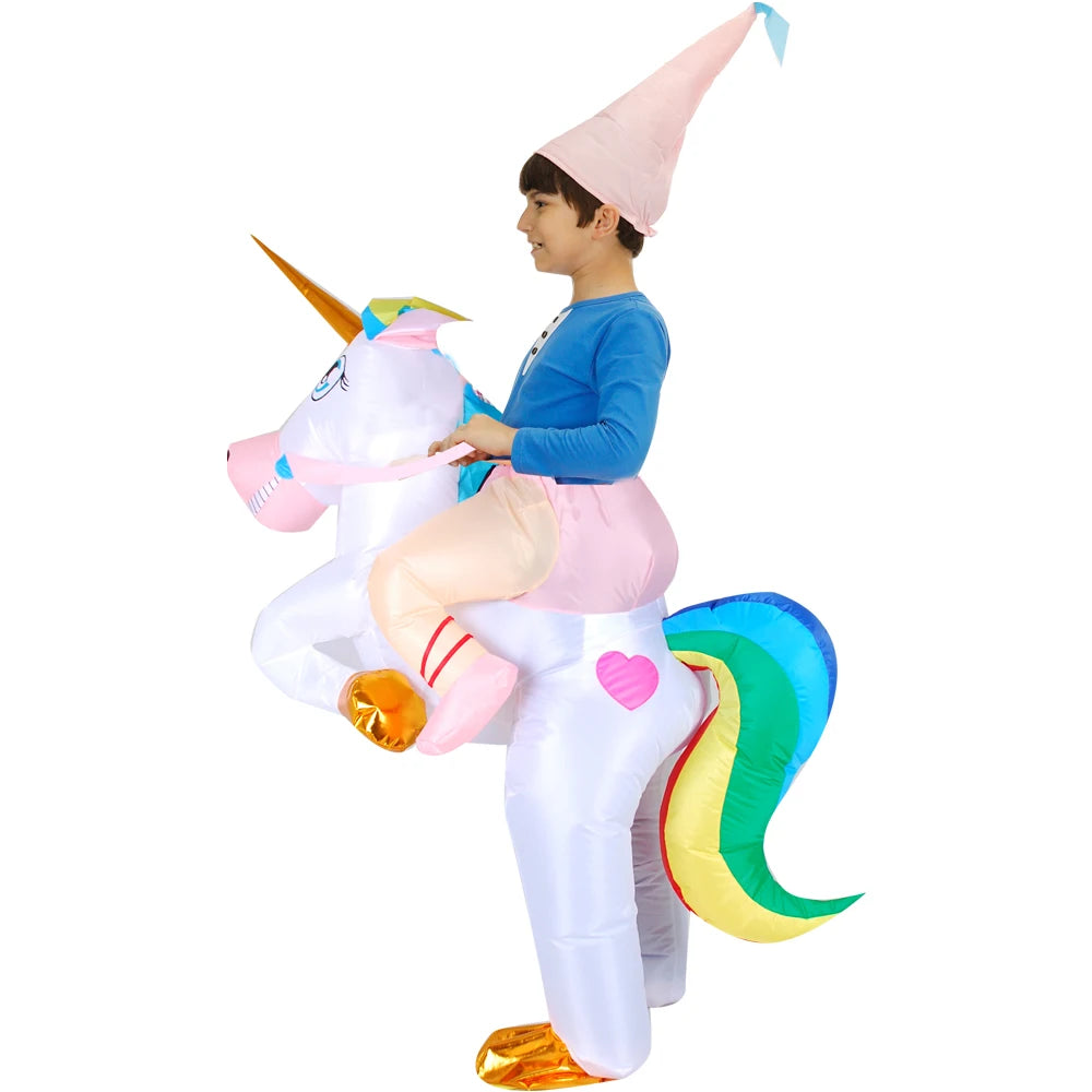 Déguisement Gonflable Dinosaure ou Licorne Enfant