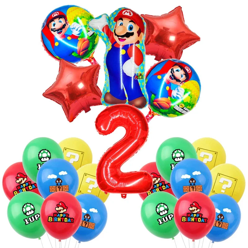 Super Mario Kit de Ballons + Choix de l'Âge