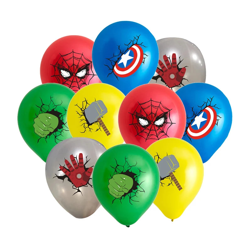 Marvel Avengers  Kit Ballons de Baudruche - 12 styles au choix