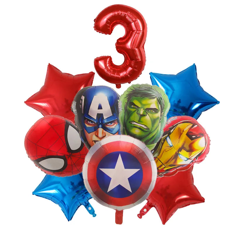 Marvel Avengers Kit de Ballons + Choix de l'Âge