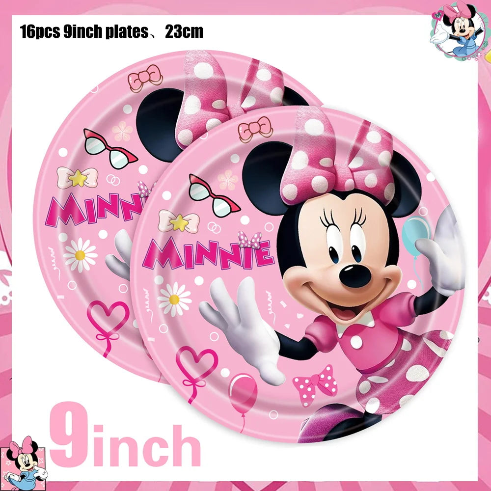 Disney Minnie Kit Vaisselle + décorations
