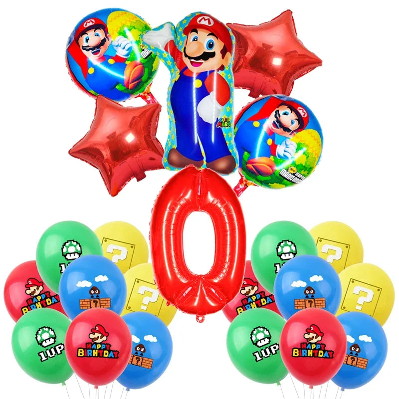 Super Mario Kit de Ballons + Choix de l'Âge