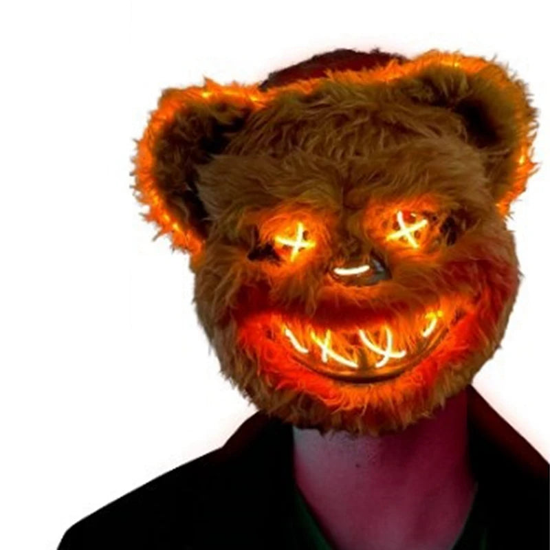 Masque Halloween LED Lapin ou Ours