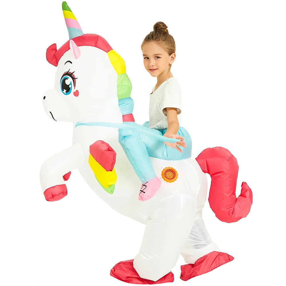 Déguisement Gonflable Dinosaure ou Licorne Enfant