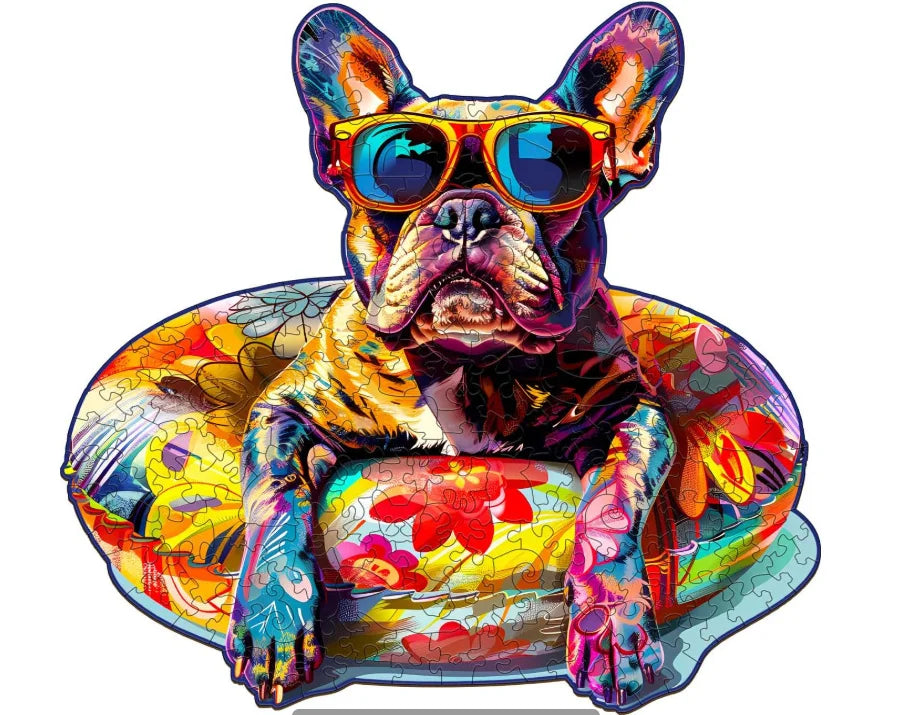 Puzzle en Bois Chien Irrégulier